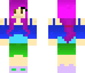purple haired girl fixed