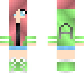 green baseball girl - baseball collection