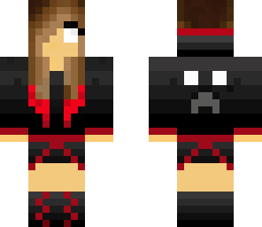 edit skin herobrine girl