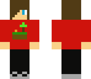 skyblock loving shirt boy skin