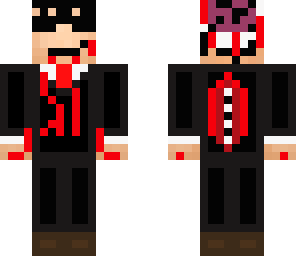 halloween man in a suit