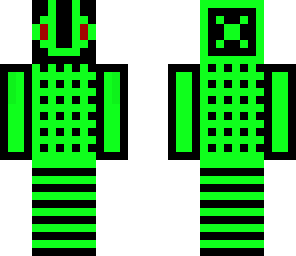 black and green