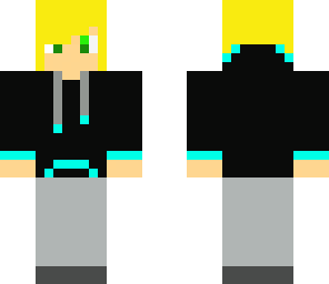 cyan hoodie