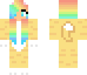 kitty rainbow girl
