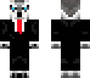 wolf in a tux