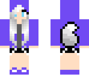 purple wolf girl