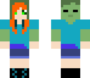 zombie hoodie girl