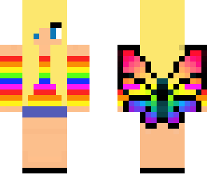 edited butterfly girl