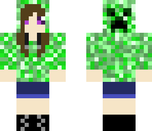 creeper hoodie girl