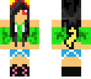 evil pikachu girl