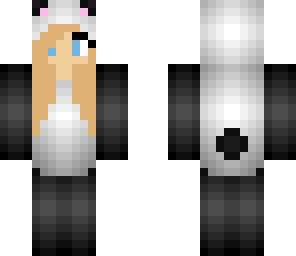 girl in a panda suit