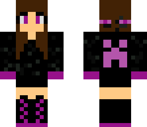 the ender creeper girl