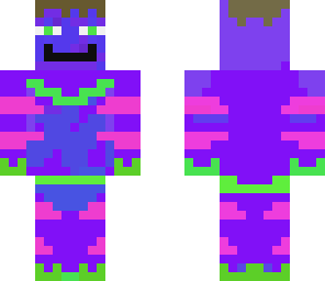 blue and pink dude