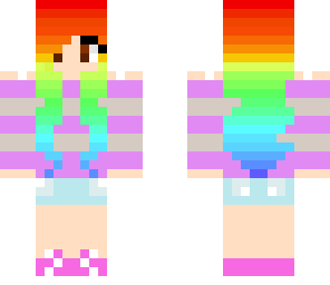 rainbow hair