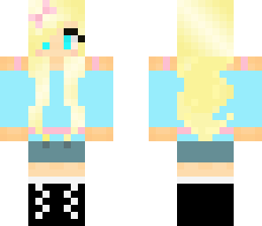 blue girl
