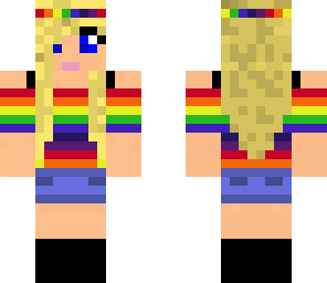 rainbow girl