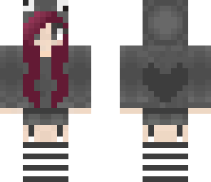 monster hoodie girl