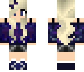 galaxy girl - wavy hair