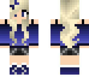 blue girl