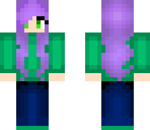 purple hair girl
