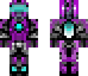 slightly less girly purple warrior