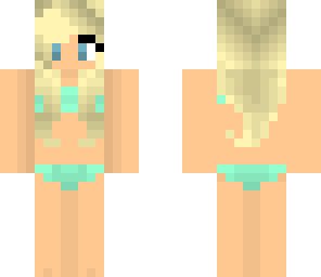 blond bikini