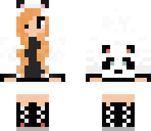 orange panda girl