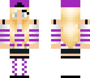cute purple tomboy