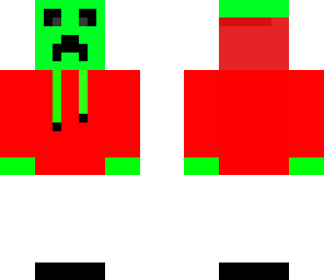 cool creeper with a red jacket