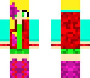 neon hoodie girl