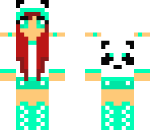 edited panda suit