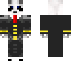 panda in a suit