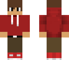 boy with red sweat shirt