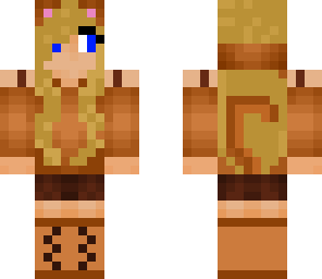 edited lion girl