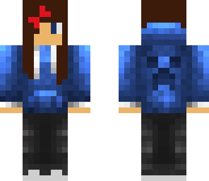 blue girl