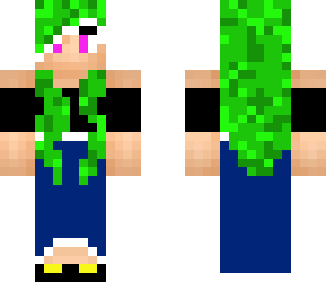 green hair