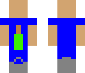 herobrine withe emarald sword on him