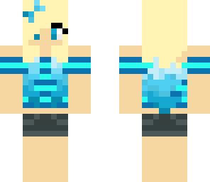 blue hair