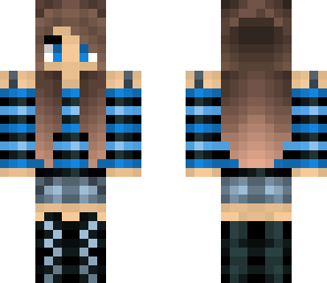 blue girl