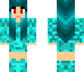 blue creeper girl