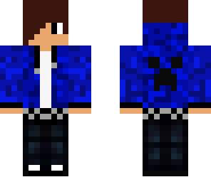 blue man