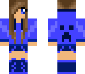 blue creeper girl