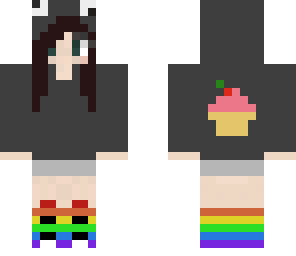colorful hoodie girl
