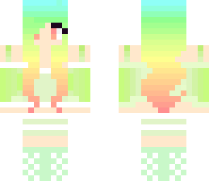 rainbow teen girl