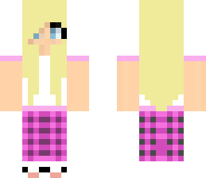 girl in pjs pink version