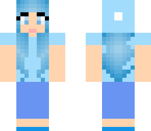 blue girl