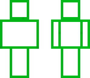 outlined man