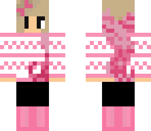pink dipped hair clothes edit