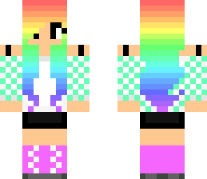 rainbow girl
