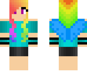 rainbow dash human
